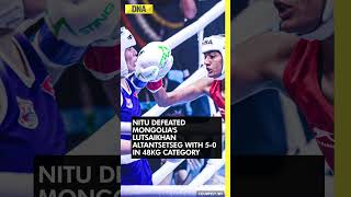 Womens Boxing Championships 2023 Nitu Ghanghas wins historic gold becomes world champion [upl. by Prue]