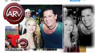 Shakira envía un saludo a los hijos de Carlos Vives  Al Rojo Vivo  Telemundo [upl. by Alves529]