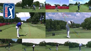 Tracing some of golf’s best swings on the PGA TOUR [upl. by Jeconiah]