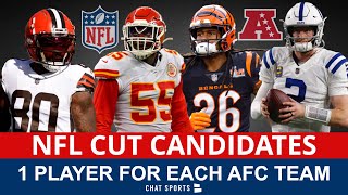 NFL Cut Candidates Every AFC Team’s Top Salary Cap Cut In 2022 Led By Carson Wentz amp Jarvis Landry [upl. by Phelgon91]