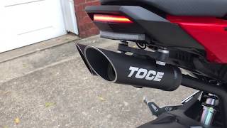 Honda Grom TOCE exhaust cold start [upl. by Krystin]