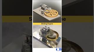 How stirlling Engine works physphys automobile automachine ytshorts timelapsed yft stopwatch [upl. by Onailil]