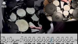 Rush  YYZ Drums cover  score [upl. by Flss780]