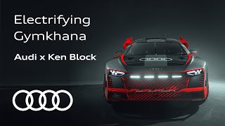 Electrifying Gymkhana the Audi S1 etron quattro Hoonitron [upl. by Ogires]