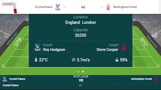 🔴Live Crystal Palace vs Nottingham Forest live score  Football Live Score English Premier League [upl. by Atiral]