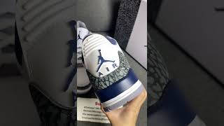 Jordan 3 Retro Midnight Navy CT8532 140 reviewshorts [upl. by Phyllys]