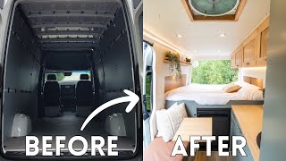 DIY SPRINTER to LUXURY TINY HOME… The Entire Build [upl. by Thad]