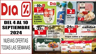 Ofertas Supermercado DIA  Catálogo DIA 4 septiembre 2024  Folleto DIA del 4 de septiembre 2024 [upl. by Wirth65]