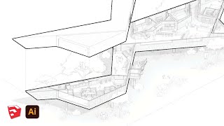 HOW TO Exploded Axonometric Diagram with SketchUp and Illustrator [upl. by Wynne]