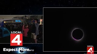 2024 total solar eclipse The moment of totality [upl. by Quenna]