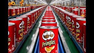 How Pringles Are Made In The Factory  Factory Process Engineering [upl. by Enirehtakyram]