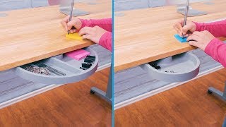 The Large amp Small Half Circle Desk Drawer by UPLIFT Desk [upl. by Rosenberg]