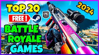 TOP 20 FREE Battle Royale Games to play in Early 2024🔥SteamEpic [upl. by Puto]