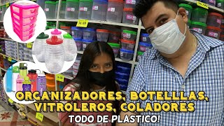 TIENDAS DE PLASTICOS EN LA MERCED 🪣🧽 [upl. by Yeslek]