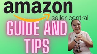 TAGALOG BASIC AMAZON SELLER CENTRAL FOR BEGINNERS  Guide and Store Management for VA SUBTITLE [upl. by Anerda]