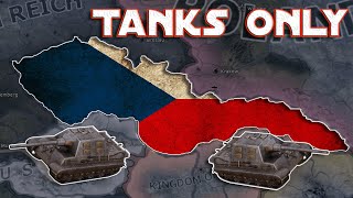 Czech Republic in hoi4 Using ONLY TANKS [upl. by Assetnoc203]