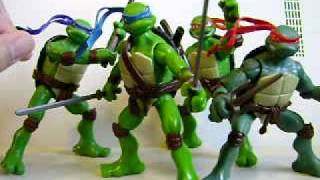 TMNT Movie Figures Review [upl. by Naji]