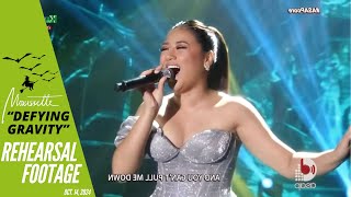 Morissette Amon  Defying Gravity ASAP REHEARSAL FOOTAGE 101424 [upl. by Ahaelam672]