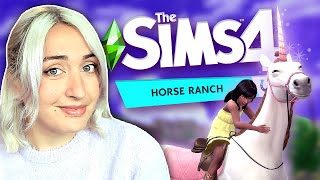 the sims 4 horse ranch review [upl. by Anaujd382]