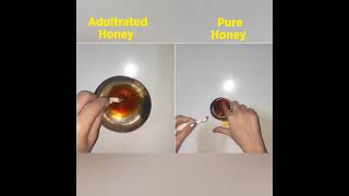 How to check for adulterated honey [upl. by Ymme]