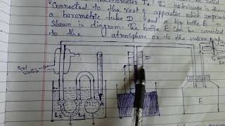 BSCH211 Methods for determination of vapour pressure  isoteniscope method [upl. by Aramit]