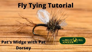 Pats Midge  Blue Quill Angler Fly Tying Tutorials with Pat Dorsey [upl. by Koss]