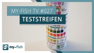 Mit Teststreifen schnell die wichtigsten Wasserwerte messen  myfish TV [upl. by Efeek]