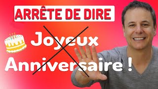 10 Façons de Souhaiter un Joyeux Anniversaire en Français [upl. by Pelagi]