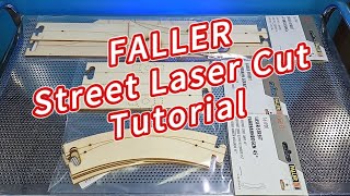 Faller Car System Street Laser Cut Tutorial [upl. by Thury]