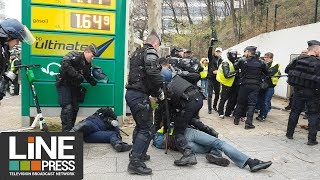 Gilets jaunes Acte 7  Encore des centaines de manifestants  Paris  France 29 décembre 2018 [upl. by Holmes]