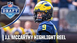 JJ McCarthy Highlight Reel Minnesota Vikings trade up to take Michigan QB  2024 NFL Draft [upl. by Enegue996]