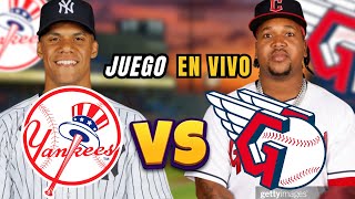 YANKEES VS GUADIANS l JUEGO MLB EN VIVO l JUEGO 1 [upl. by Ydnem]