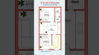 WellVentilated Small Compected Latest 648 sqft House plan Design mrcivilian houseplan homeplan [upl. by Rocco987]