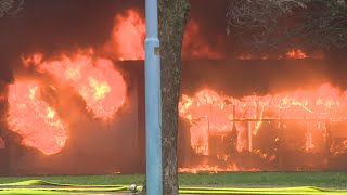 Großbrand Kerzenhandlung in BedburgHau [upl. by Aicemed]