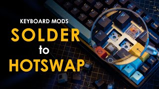 How To Turn Yours Solder To Hotswappable Keyboard With Cheap Millmax  KBD75 THAI REVIEW [upl. by Eelrahc]