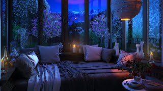 Go to Sleep w Rain Falling on Window  Relaxing Gentle Rain Sounds for Sleeping Problems Insomnia [upl. by Minni]