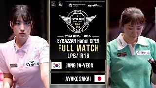 FULL MATCH JANG Gayeon vs Ayako SAKAI  LPBA R16  SY Hanoi Open 2024 [upl. by Adniled]