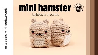 Como hacer un mini hamster amigurumi a crochet ❤️​🐹​ [upl. by Roana687]