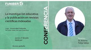 Conferencia “La investigación educativa y la publicación en revistas científicas indexadas” [upl. by Jany887]