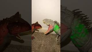 CARNOTAURUS VS INDOMINUS Rex 🦕 🦖 dinosaur indominusrex mattel jurassicworld jurassicpark [upl. by Cathleen]