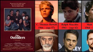 The Outsiders Cast 1983  Then and Now [upl. by Winsor]