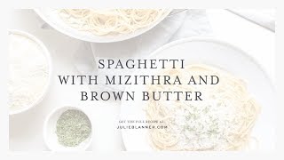 Spaghetti with Mizithra Cheese and Browned Butter  A Copycat Spaghetti Factory Recipe [upl. by Foskett]