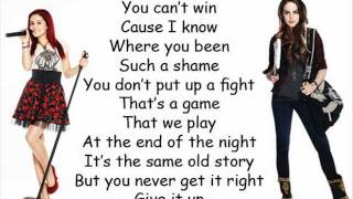 victorious give it up lyrics [upl. by Eimac247]