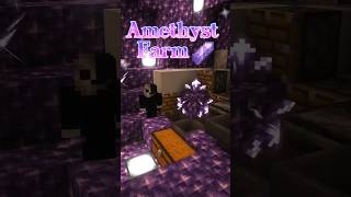 Simple Amethyst Farm tutorial in Minecraft minecraftbuild minecrafttutorial [upl. by Nirrad]