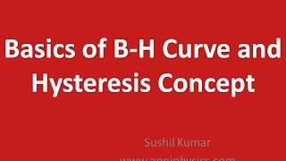 Basics of BH Curve and Hysteresis Loop with Supporting Physical Concepts [upl. by Katine]