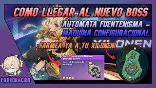 COMO LLEGAR Autómata Fuentenigma  Máquina Configuracional Natlan 51 Genshin Impact Español [upl. by Laehcor]