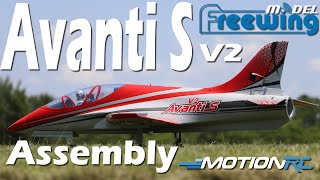 Freewing Avanti S V2 Assembly  Motion RC [upl. by Benedicto297]