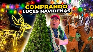 🎄COMPRANDO LUCES NAVIDEÑAS de MADRUGADA estos son los precios [upl. by Llekcor]