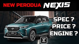 New Perodua Nexis 🔥 Specification Price and Dimension [upl. by Ellerrehs]