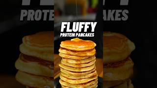 The TASTIEST Fluffy Protein Pancakes 62g Protein Per Serving 🔥🥞 gymfood proteinpancakes [upl. by Nel940]